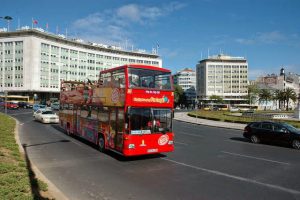 Paseo en el ómnibus turístico por Lisboa