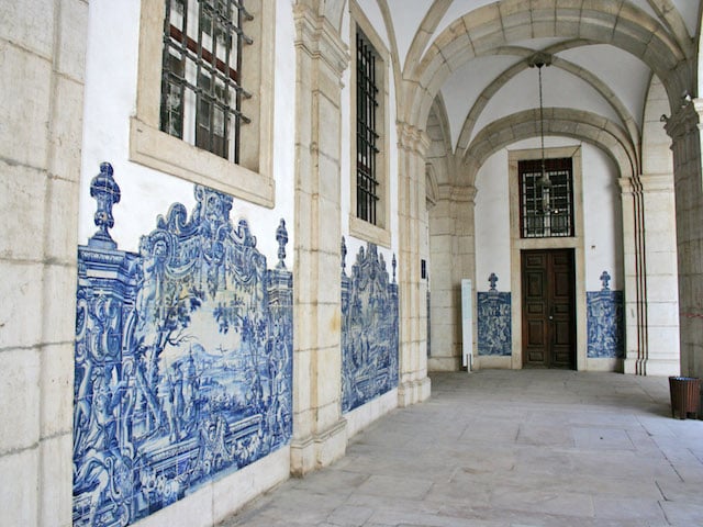 Azulejos del interior del Monasterio de São Vicente de Fora