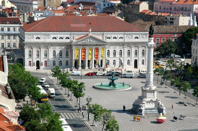 Praça do Rossio (Plaza del Rossio) en Lisboa