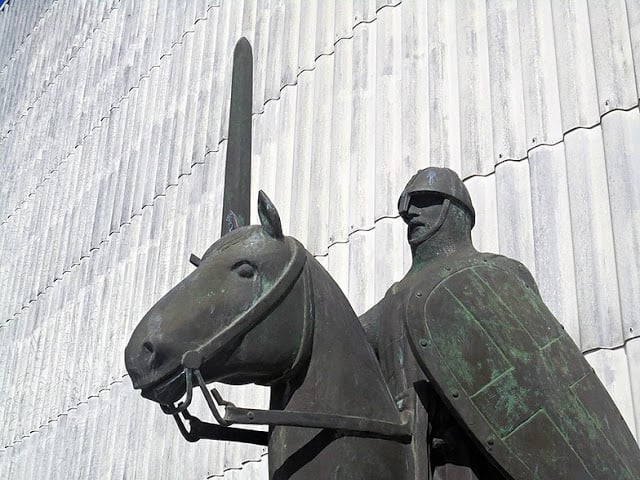 Figura de soldado en el Museo Militar de Oporto