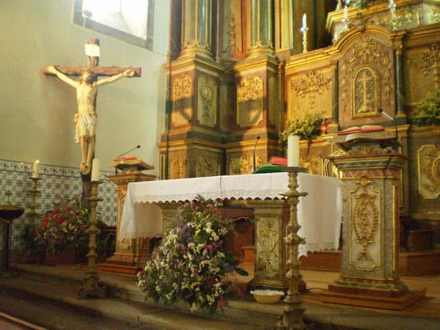Altar de la Iglesia Nossa Senhora da Consolação en Guimarães