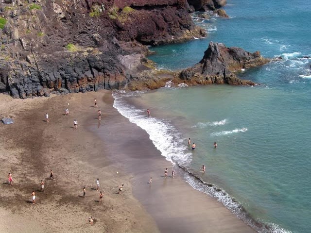 Playa "Prainha" en Punta de San Lorenzo