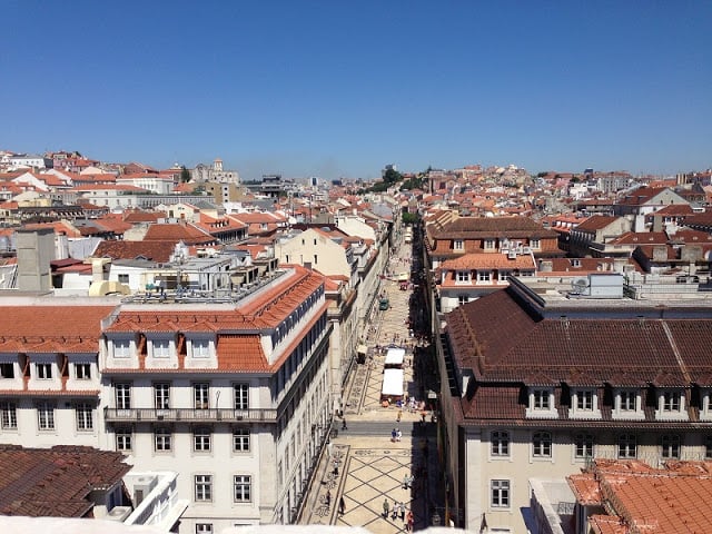 Barrio da Baixa en Lisboa