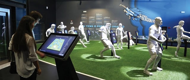 Parte interactiva del Museo FC Porto