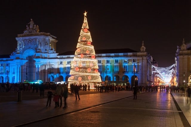 Época de Navidad en Lisboa