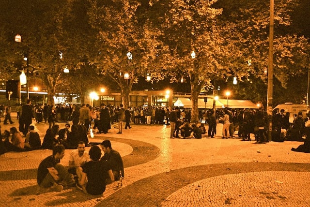 Plaza de la República en Coimbra