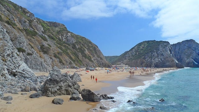 Praia da Adraga en Sintra