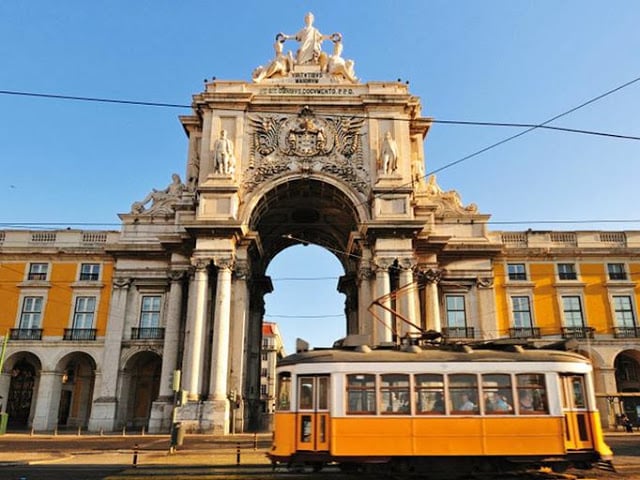 Paseo en tranvía en Lisboa