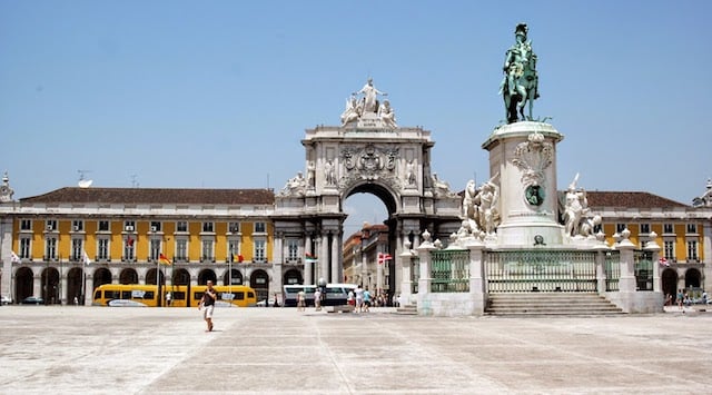 Plaza del Comercio en Lisboa