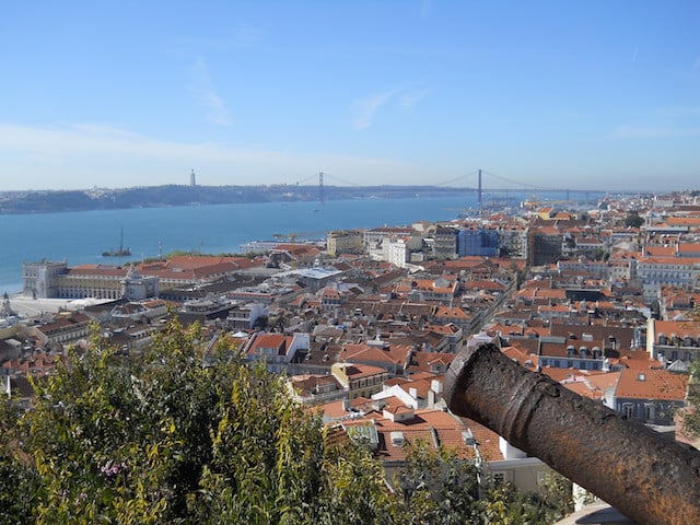 Vista desde el Castelo de São Jorge en Lisboa
