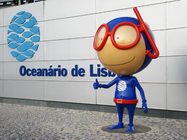 Mascota del Oceanario de Lisboa