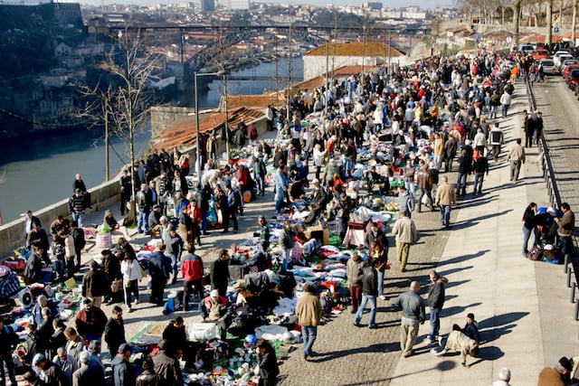 Una de las ediciones del Flea Market en Oporto
