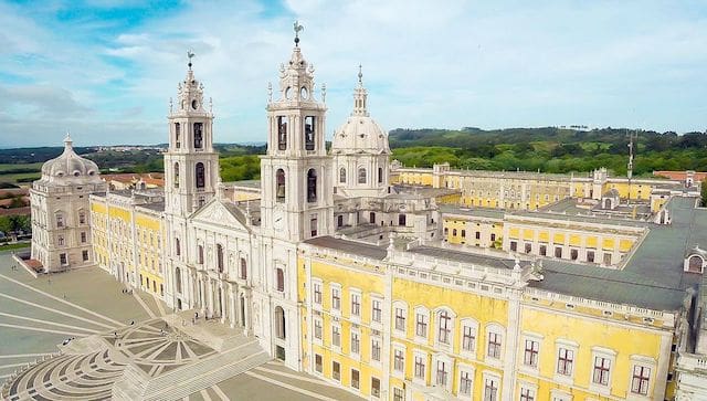 Palacio Nacional de Mafra en Portugal