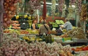 Verduras en el Mercado do Bolhão