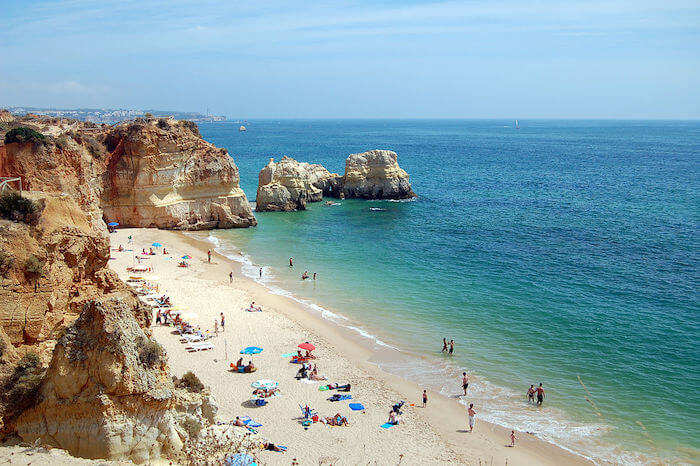 Playa Rocha en Algarve