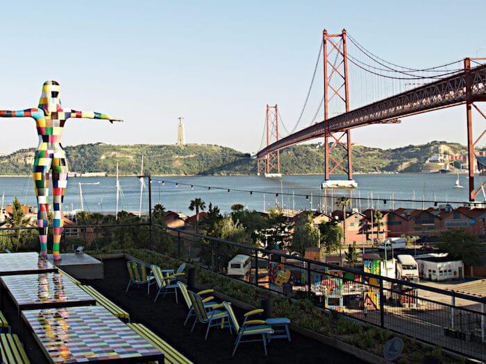 Vista de Rio Maravilla en Lisboa